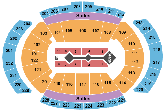 T-Mobile Center Seating Chart: For King and Country