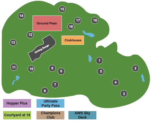 TPC At Deere Run Seating Chart: Golf