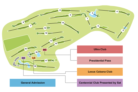 TPC San Antonio Seating Chart: Golf