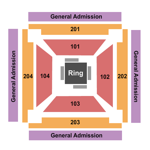 Tachi Palace Hotel & Casino Seating Chart: Boxing
