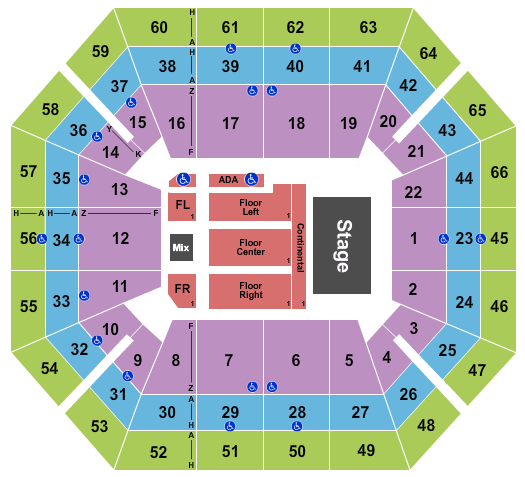 Boise State Taco Bell Arena Seating Chart
