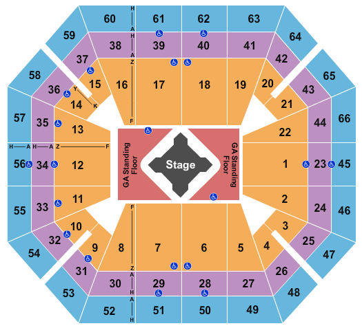 Taco Bell Arena Seating Chart