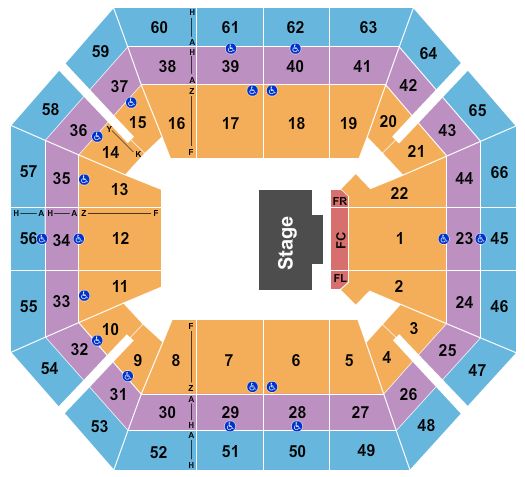 Boise State Basketball Taco Bell Arena Seating Chart