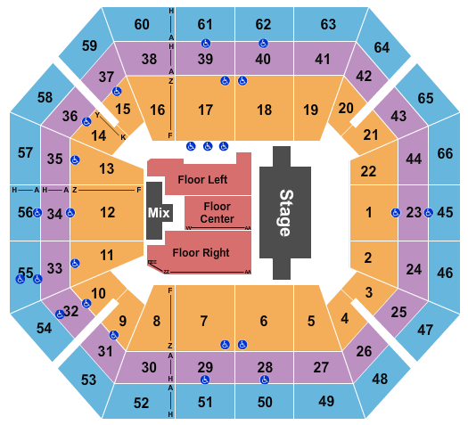 Spokane Arena Seating Chart Trans Siberian Orchestra