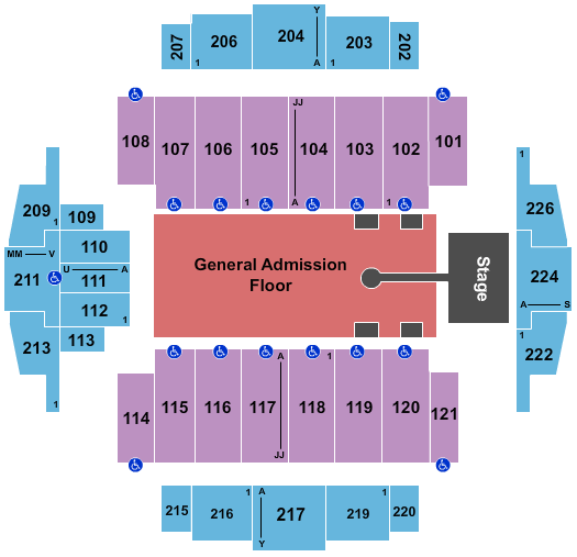 Pantages Seating Chart Tacoma