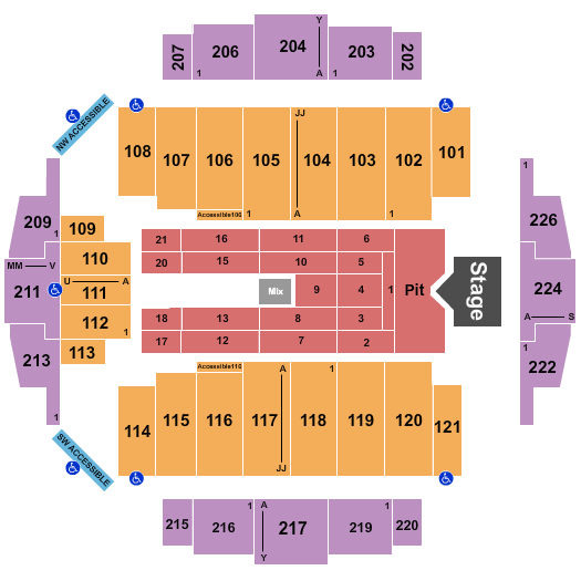 Tacoma Dome Seating Chart: Cody Johnson