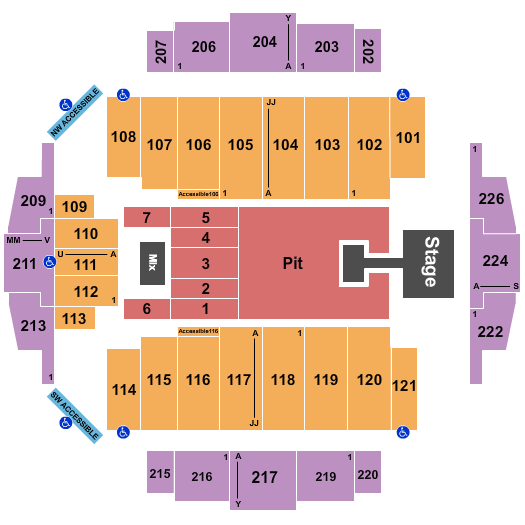 Tacoma Dome Seating Chart: ENHYPEN