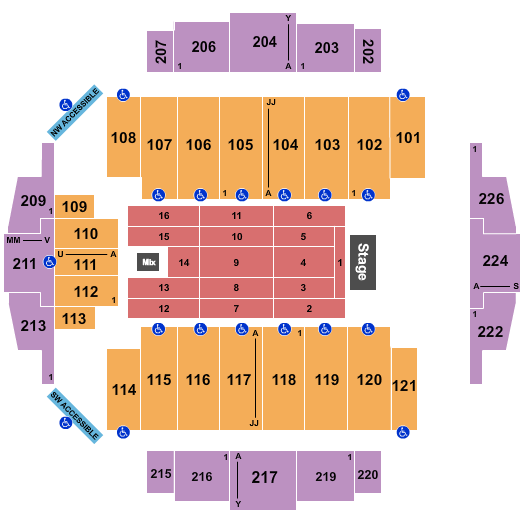 Tacoma Dome Seating Chart: Endstage 3