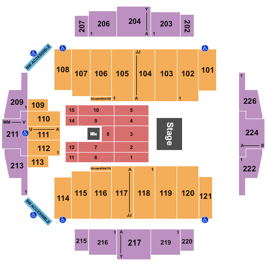 Tacoma Dome Seating Chart: Endstage 4
