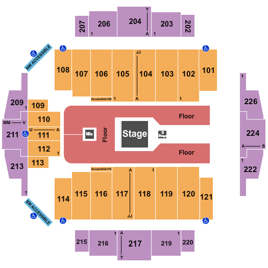 Tacoma Dome Seating Chart: Forrest Frank