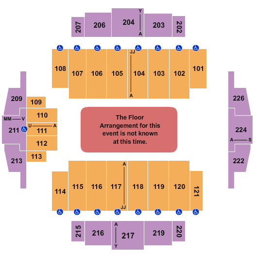 tacoma dome seating chart with rows and seat numbers - Part ...