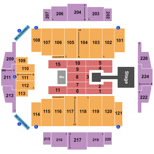Tacoma Dome Seating Chart: Le Sserafim