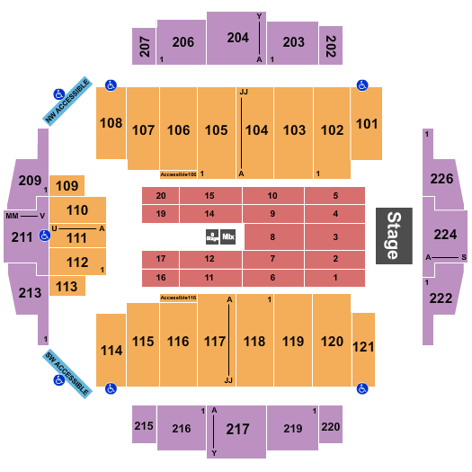 Tacoma Dome Seating Chart: Pentatonix