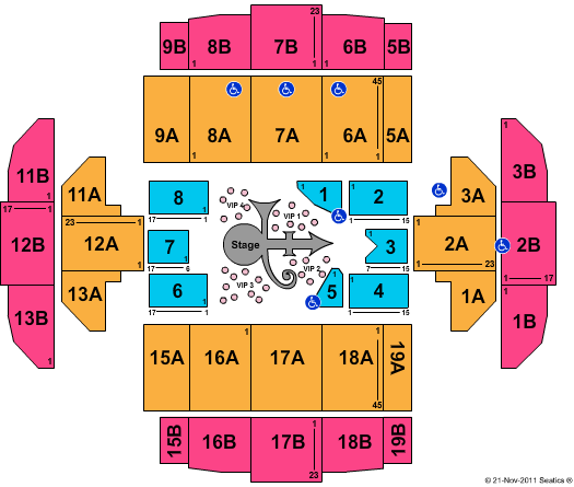 Tacoma Dome Seating Chart