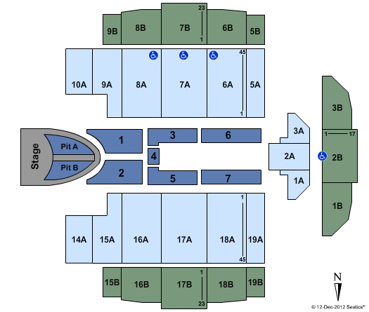 Tacoma Dome Seating Chart