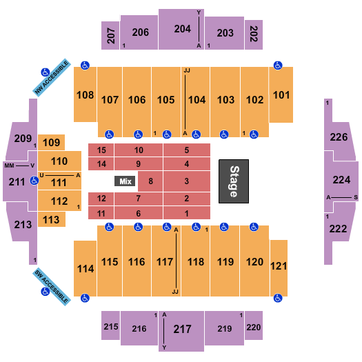 Tacoma Dome Seating Chart: Throwback Festival