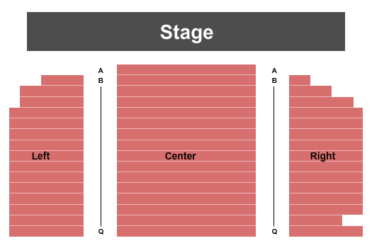 Tacoma Musical Playhouse Seating Chart: End Stage