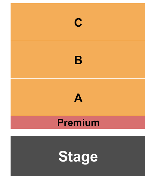 Taffeta Music Hall Seating Chart: Candlelight