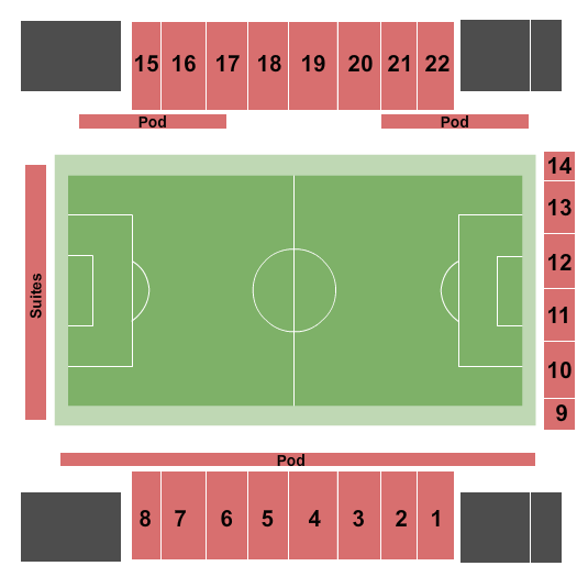 Taft Stadium Map