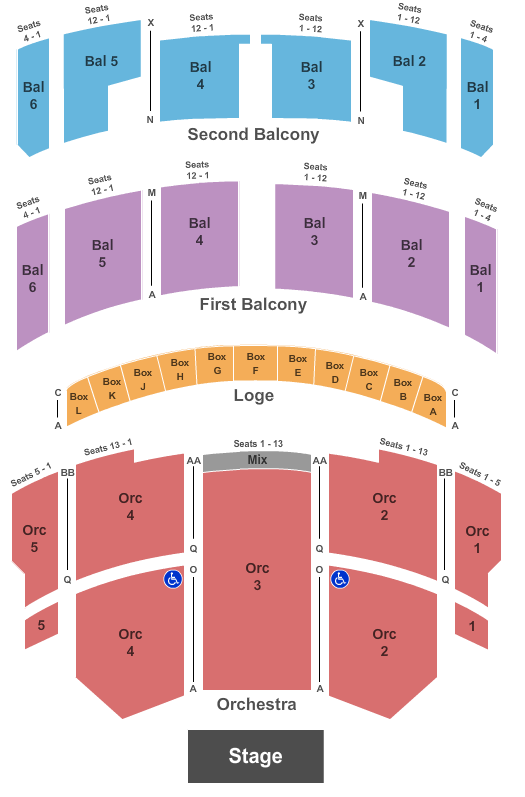 Marx Theatre Cincinnati Seating Chart