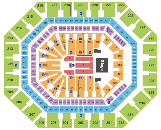 Nutter Center Seating Chart Tso