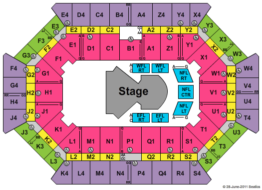 Donald L. Tucker Center Seating Chart