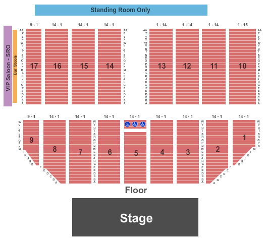 Tallahassee Pavilion Map