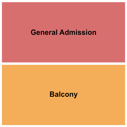 Tally Ho Theater Seating Chart: GA/Balcony