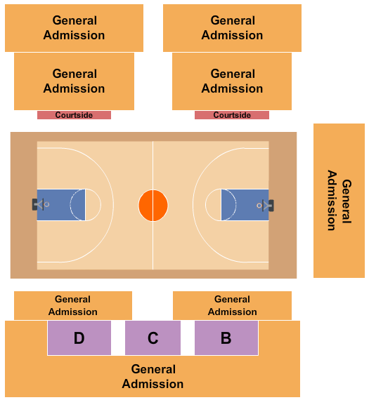 Talmadge L. Hill Field House At Morgan State University Seating Chart: Basketball