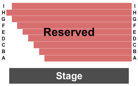 Tamarack Marketplace Theatre Seating Chart: Endstage