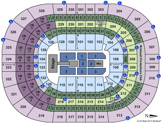 Tampa Bay Times Forum Seating Chart