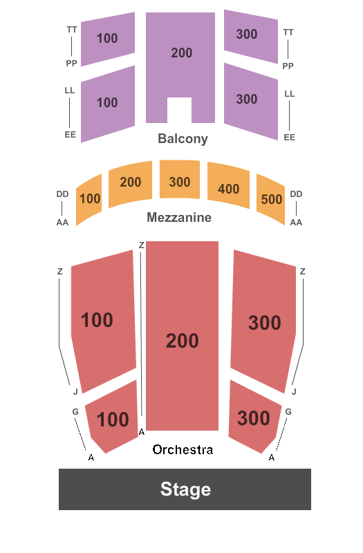 Tampa Theatre Seating Chart
