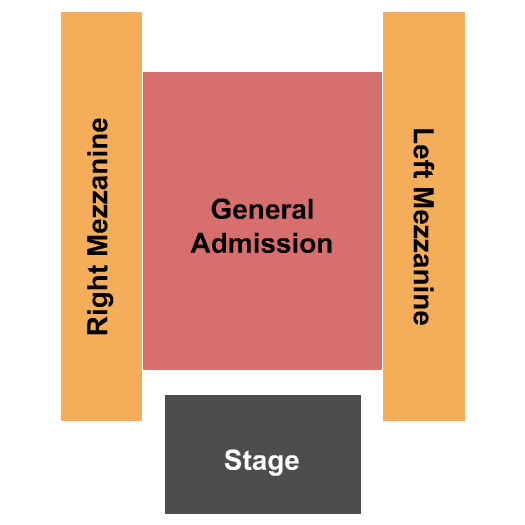 Tannahill's Tavern and Music Hall Seating Chart: GA Floor/Res Mezz