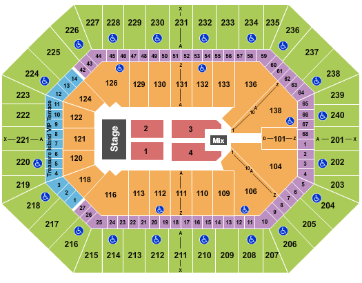 Target Center Seating Chart For Frozen On Ice