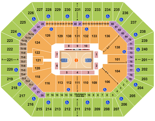 Target Center Seating Chart: Basketball - Globetrotters