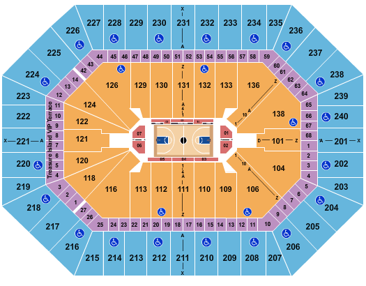 Lynx Basketball Seating Chart