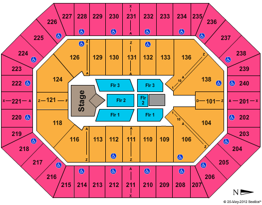 Target Center Seating Chart