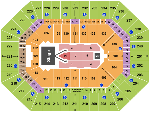 Target Center Seating Chart: Conan Gray
