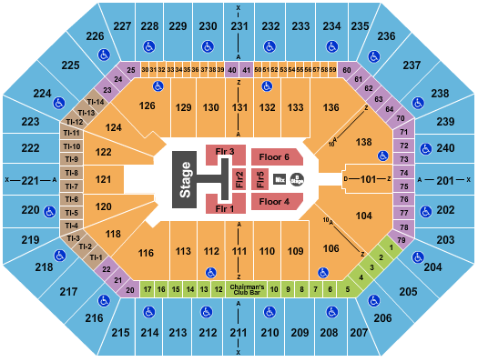 Target Center Seating Chart: Disney's Descendants