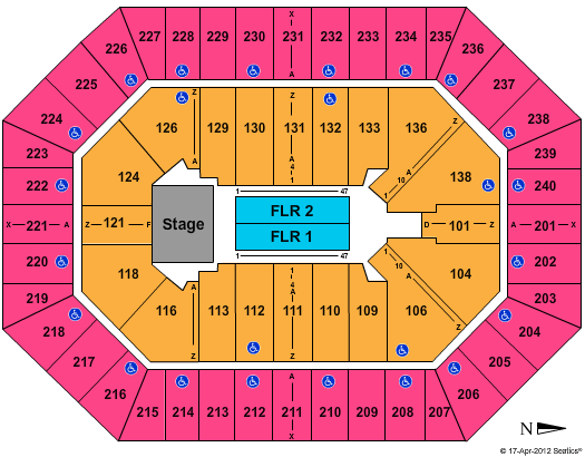 Target Center Seating Chart