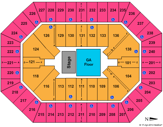 Target Center Seating Chart