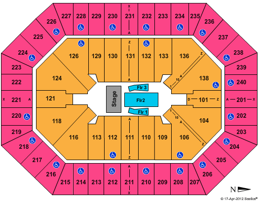 Target Center Seating Chart