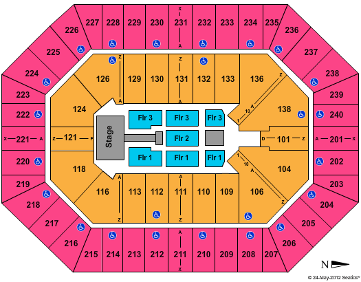 Target Center Seating Chart