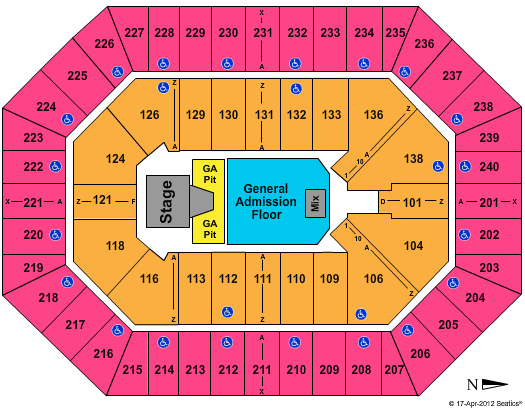 Target Center Seating Chart