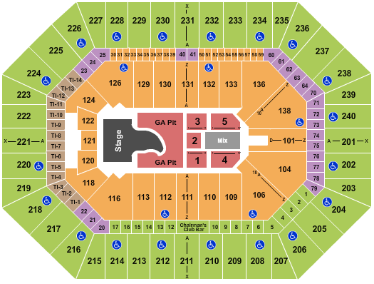 Target Center Seating Chart: Megan Moroney