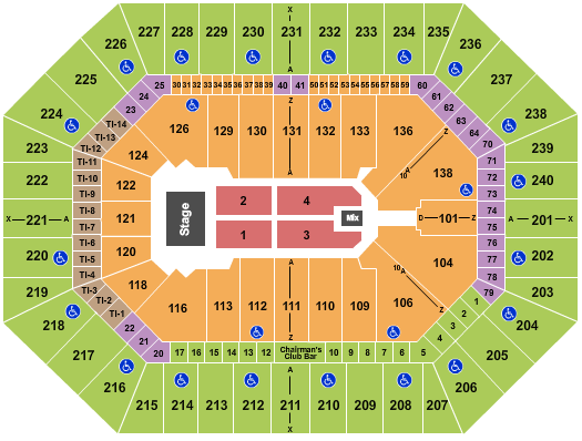 Target Center Seating Chart: MercyMe