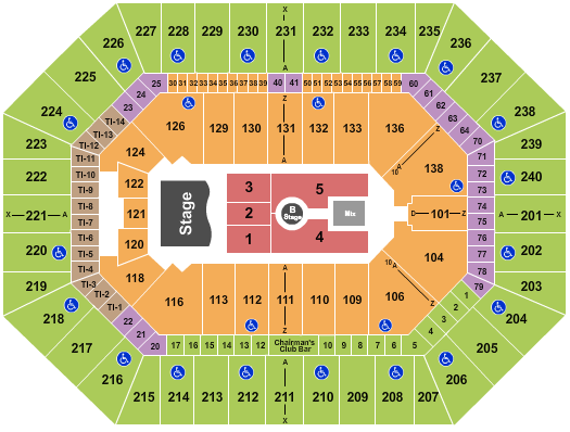 Target Center Seating Chart: Olivia Dean