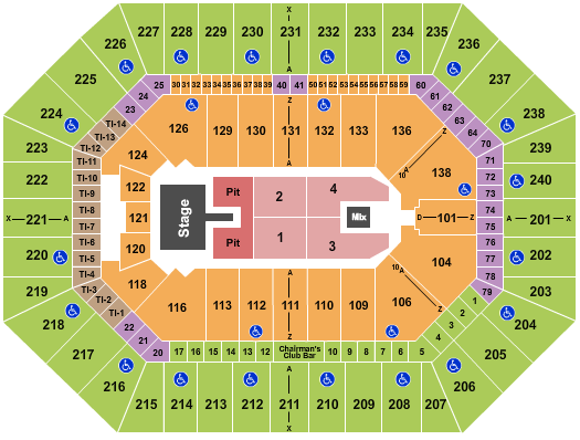 Target Center Seating Chart: Parker McCollum