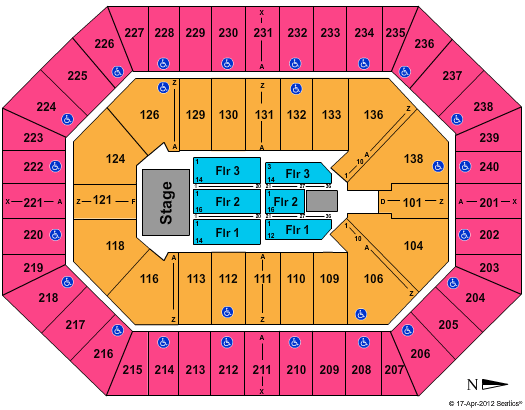 Target Center Seating Chart