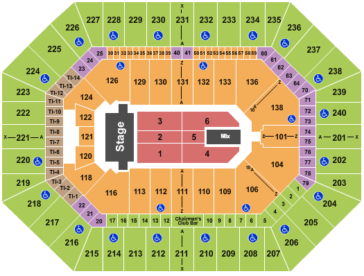 Target Center Seating Chart: TSO